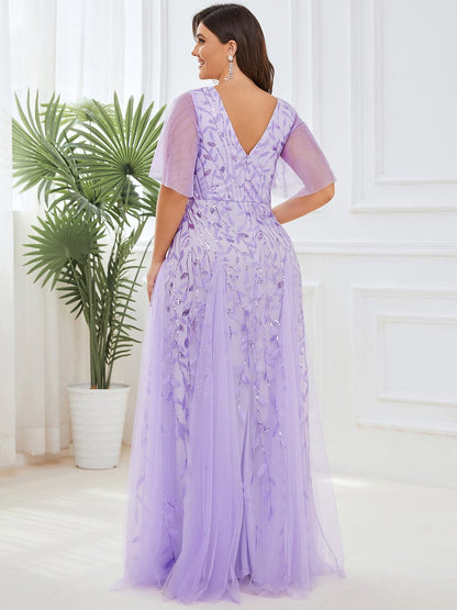 MsDresslyEP Plus Formal Dress Plus Size Floor Length Formal Evening Gowns for Weddings