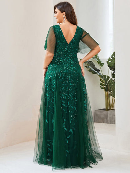 MsDresslyEP Plus Formal Dress Plus Size Floor Length Formal Evening Gowns for Weddings