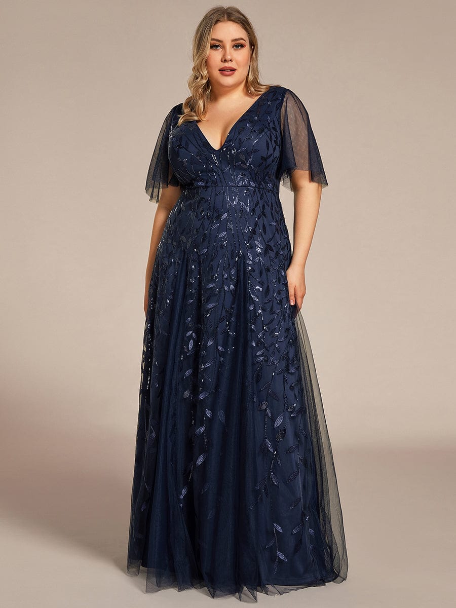 MsDresslyEP Plus Formal Dress Plus Size Floor Length Formal Evening Gowns for Weddings